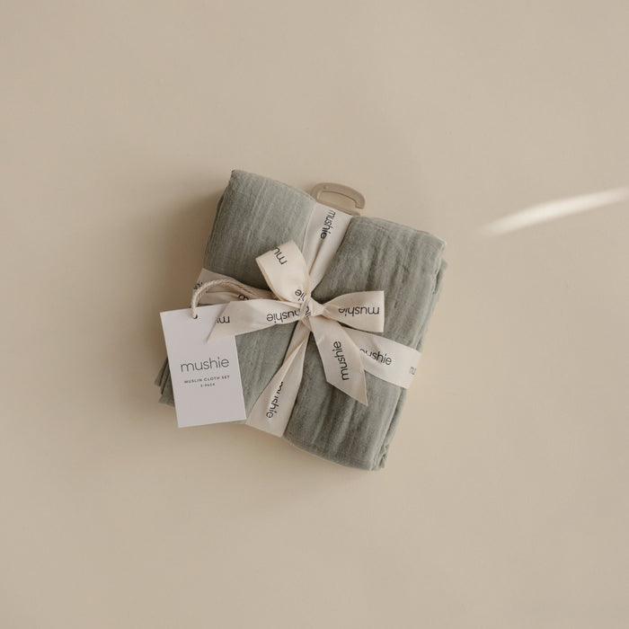 Organic Cotton Muslin Cloths 3-Pack - Nature Baby Outfitter