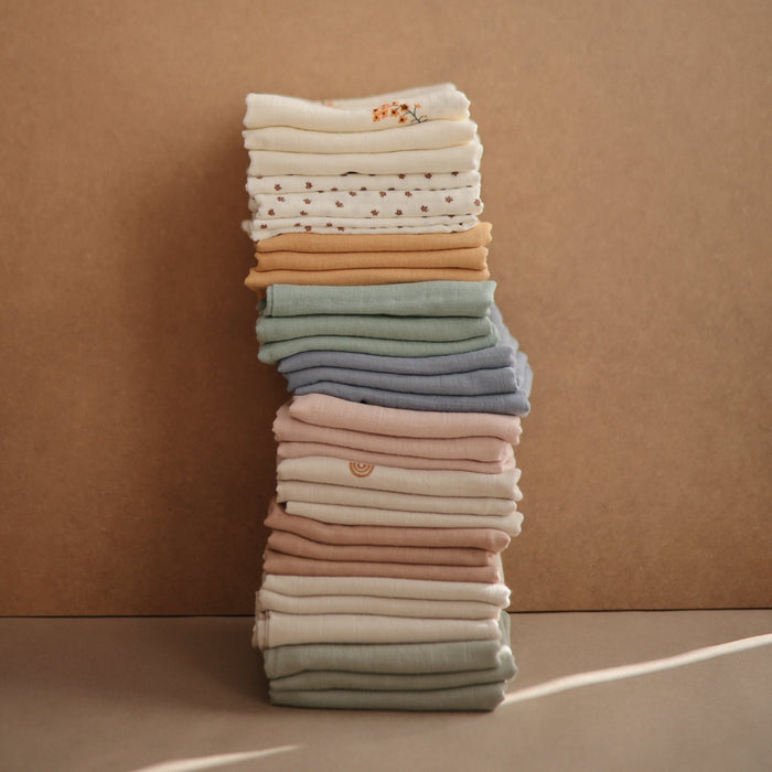 Organic Cotton Muslin Cloths 3-Pack - Nature Baby Outfitter