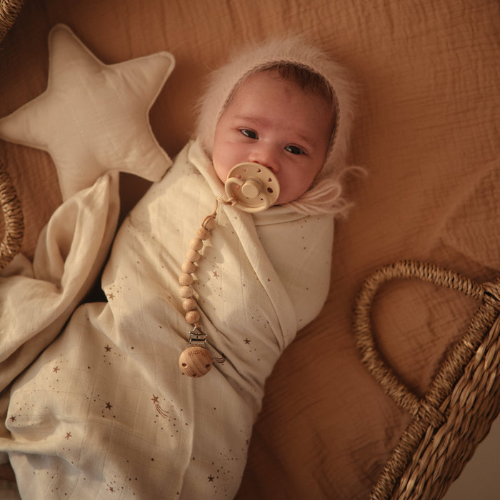 Organic Cotton Muslin Swaddle Blanket - Nature Baby Outfitter