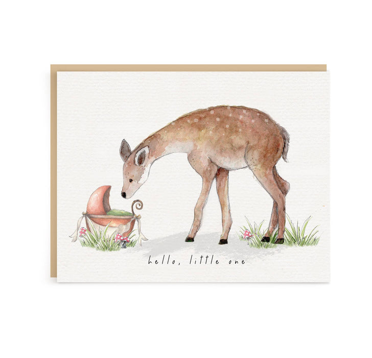 Deer Little One | Baby Shower | Baby | Congratulations Card