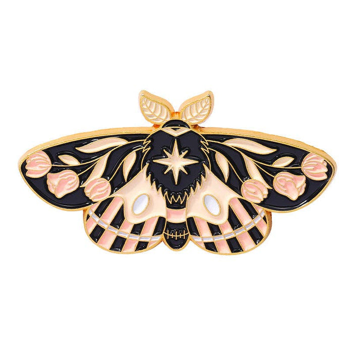 Colorful Butterfly Insect Brooch Metal Badge Scarf Clip