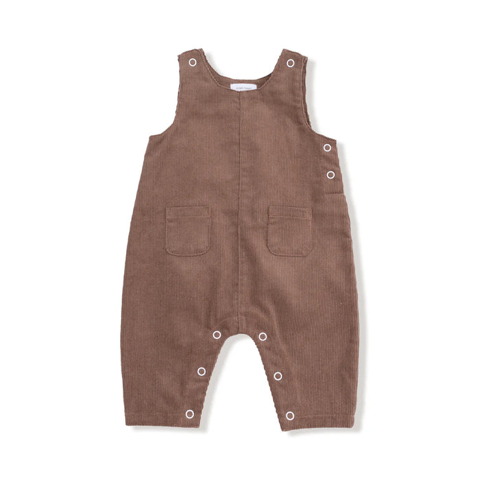 Chocolate Malt Corduroy Overalls
