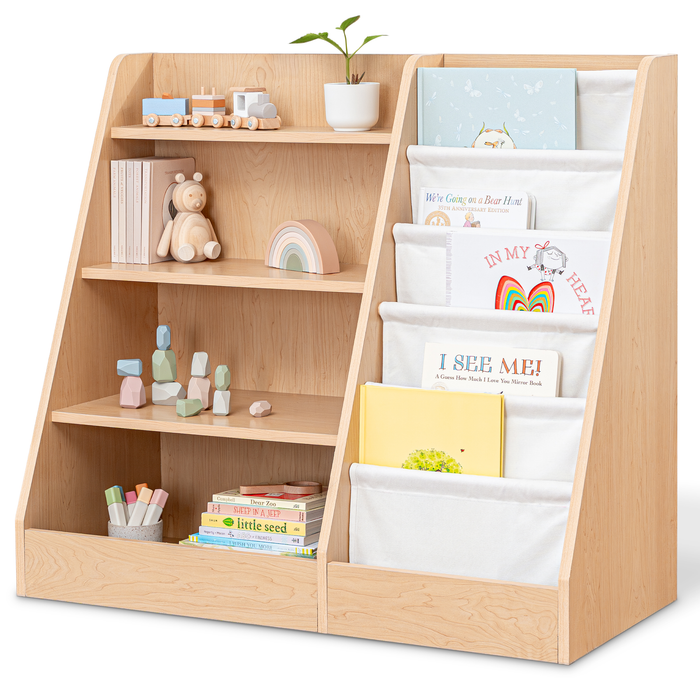 Kids Bookshelf - Wood