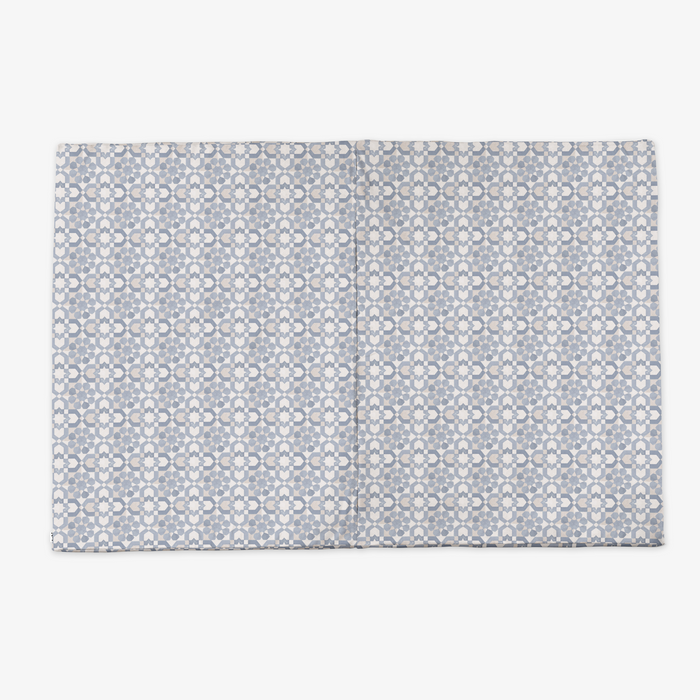 Blue Tile Vegan Leather Mat