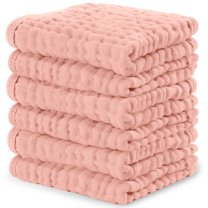 Muslin Washcloths in Lace