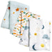 Moon & Stars Swaddle 3-Pack - Nature Baby Outfitter