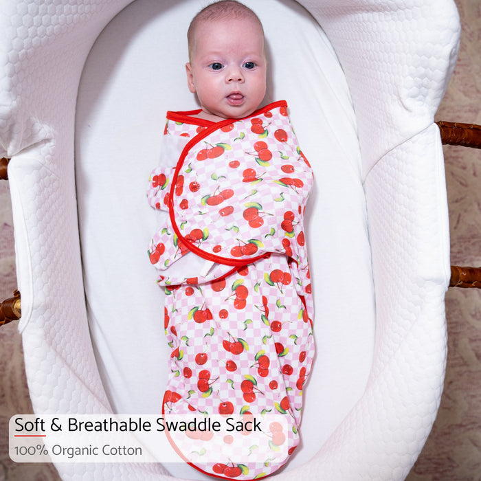 Cherry On Top Swaddle Sack