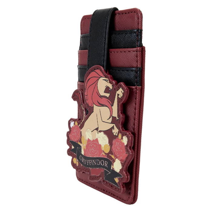 Harry Potter Gryffindor House Floral Tattoo Card Holder