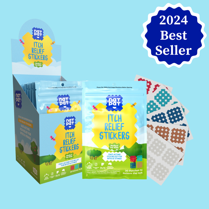 Natural Itch & Bug Bite Relief Stickers