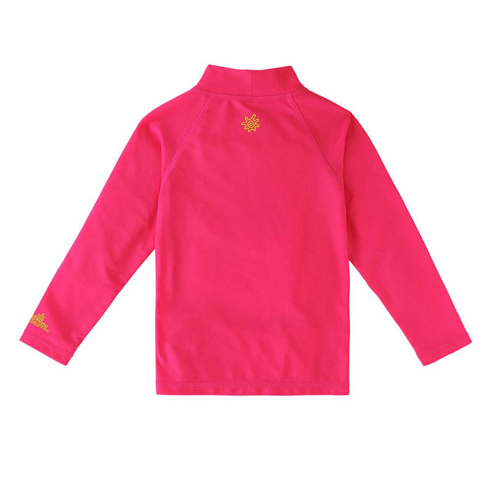Neon Pink Long Sleeve Sun & Swim Shirt