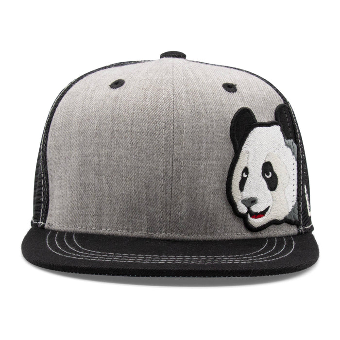 Kids Panda Flat Bill Hat