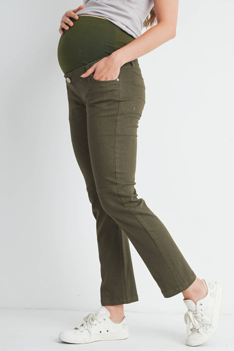 Straight Leg Maternity Over the Belly Pants