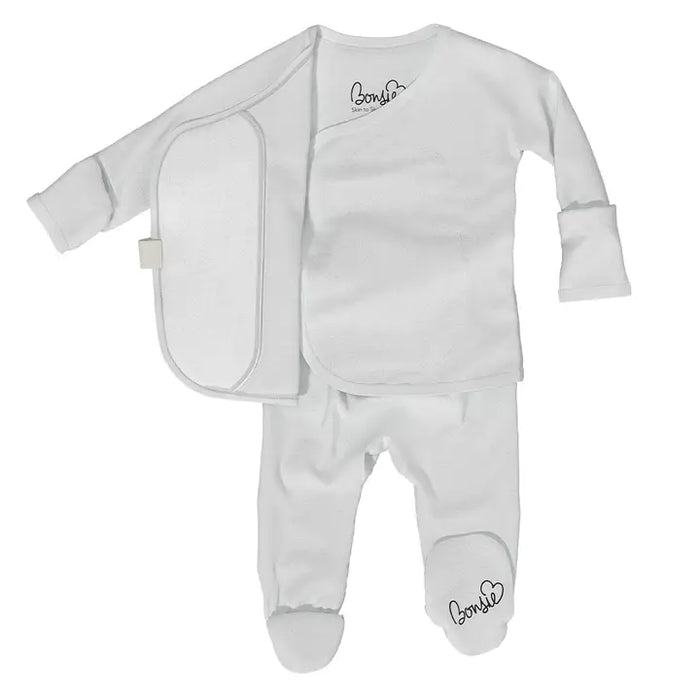 Milk Bamboo Footie Pajamas