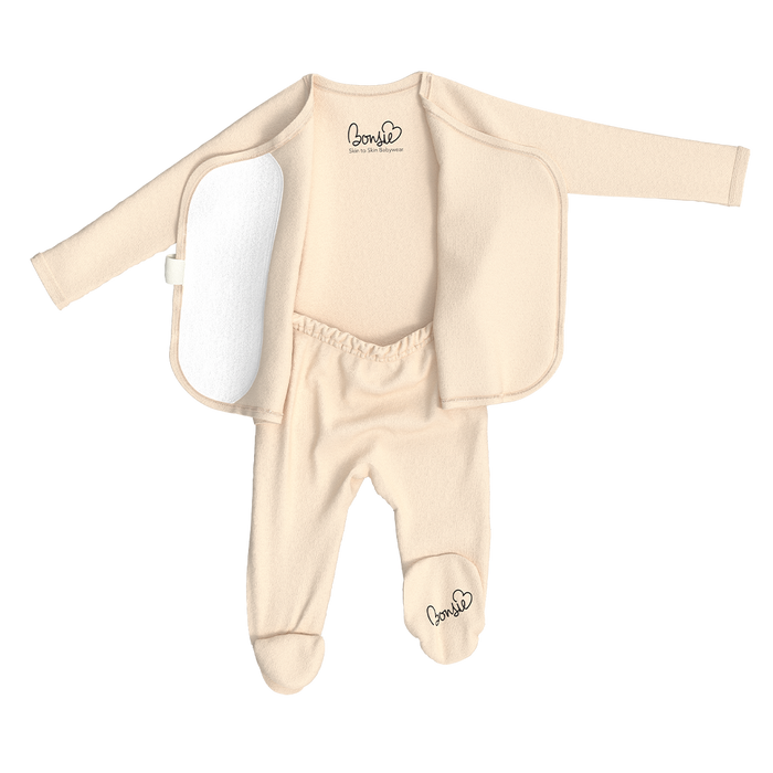 Oat Bamboo Footie Pajamas