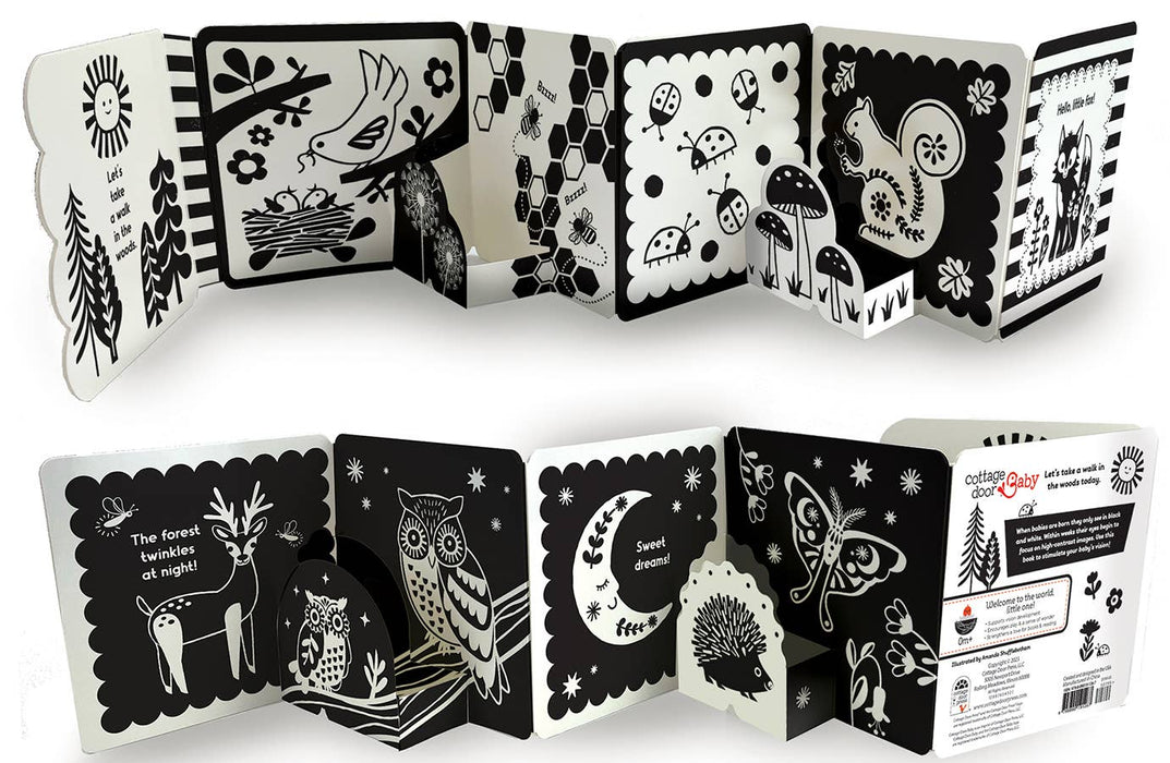 Look, Look, Baby! Forest High Contrast Black & White Book