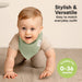 Embrace 8-pack Baby Bandana Bibs for Boys and Girls - Nature Baby Outfitter