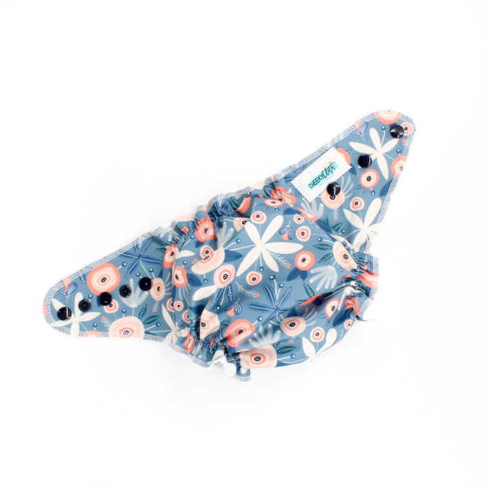 Boho Floral Cheeky Cloth One Size Reusable Swim Diaper