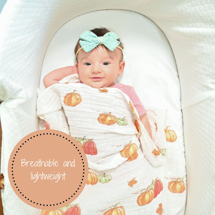 Pumpkin Patch Swaddle Blankets