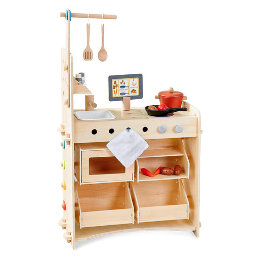 Creative Play 3 in 1 – Play Kitchen, Store & Workshop - Nature Baby Outfitter