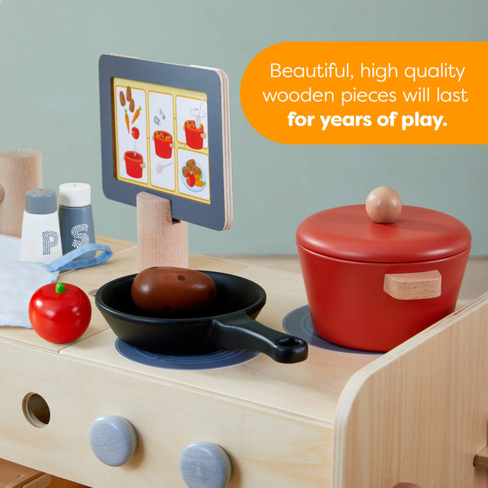 Creative Play 3 in 1 – Play Kitchen, Store & Workshop - Nature Baby Outfitter