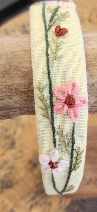 Charlotte Floral Embroidered Headband