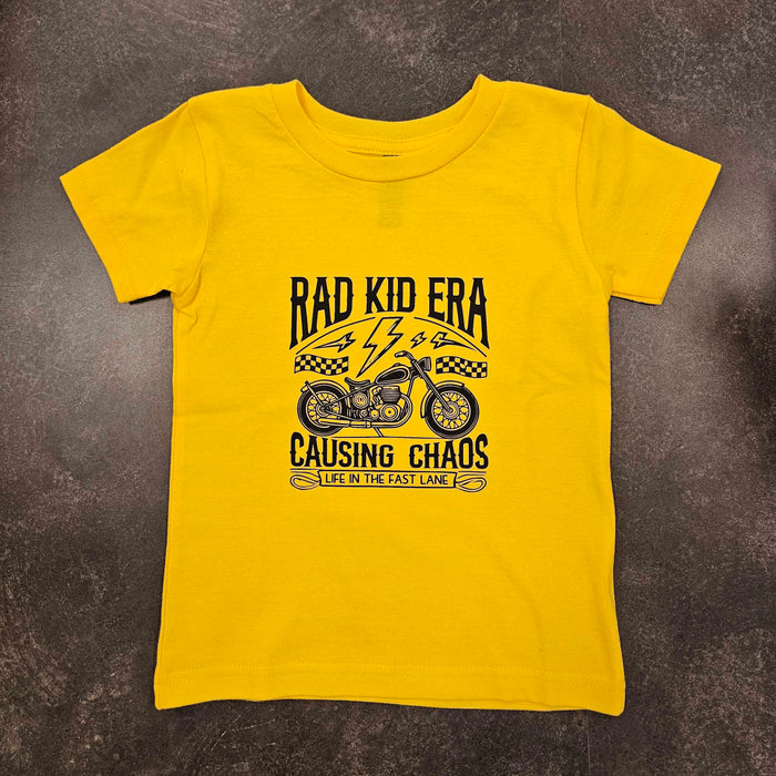 Yellow 'Rad Kid' Kid's Tee