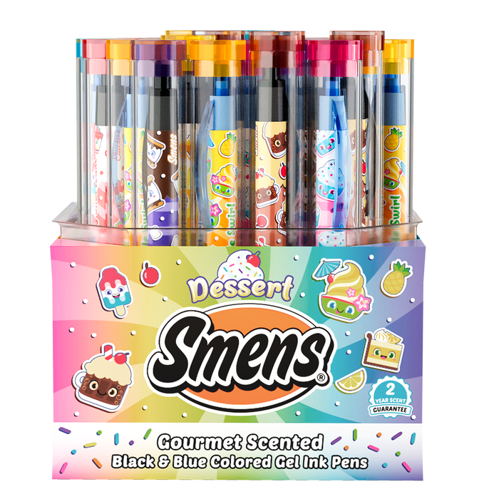 Smens: Dessert Scented Pens - Cylinder of 32