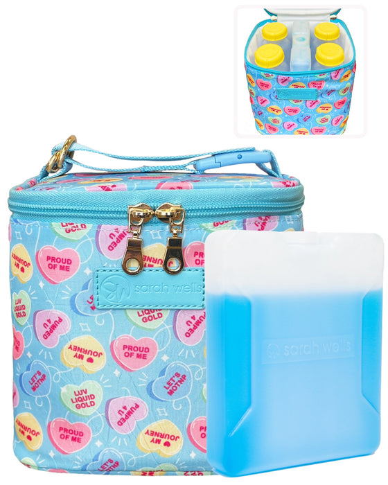 Sarah Wells Cold Gold Breastmilk Cooler – Insulated Milk Storage & Ice Pack – Machine Washable for Moms