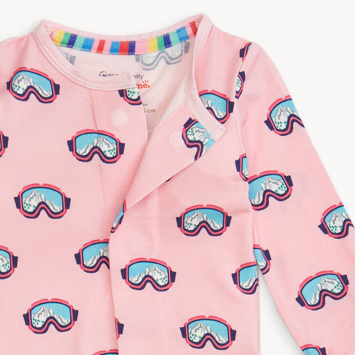 Pink Powder Playtime Modal Footie Pajamas