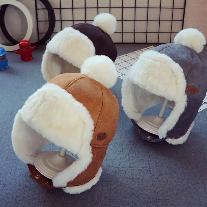 Trapper Style Winter Hat - 1-3 Years