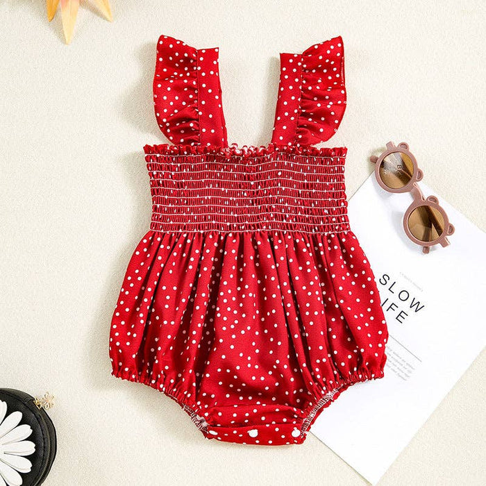 Ruffle Sleeve Romper Bodysuit