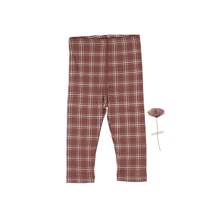 The Printed Legging -  Rustic Check