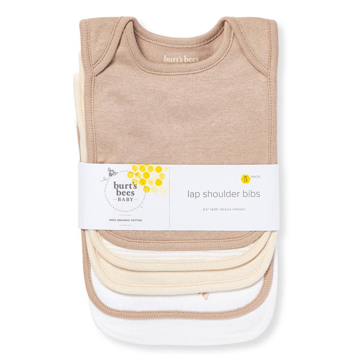 Set of 5 Golden Bee Lap Shoudler Bibs