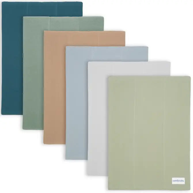 Cotton Burp Cloths in Multi-Boy