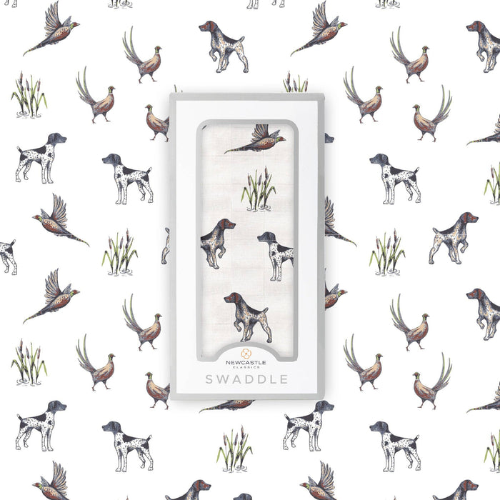 German Shorthaired Bamboo Swaddle