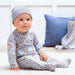 Wild Wrangler/Blue Western Baby Boy Bamboo Zipper Romper - Nature Baby Outfitter