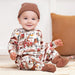 Cowboy Western Spirit Baby Boy Bamboo Zipper Romper - Nature Baby Outfitter