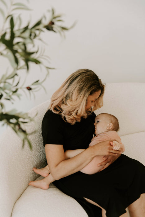 Everyday Breastfeeding Dress - Black - Nature Baby Outfitter
