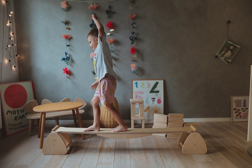 Pikler Balance Beam & Seesaw