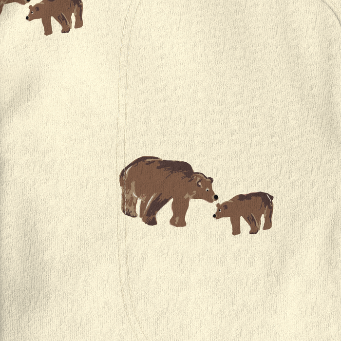 Mama Bear Bamboo Footie Pajamas