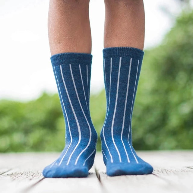 Merino Wool Children's Socks - Deep
