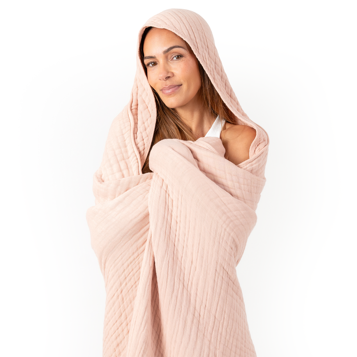 Adult Muslin Hooded Towel