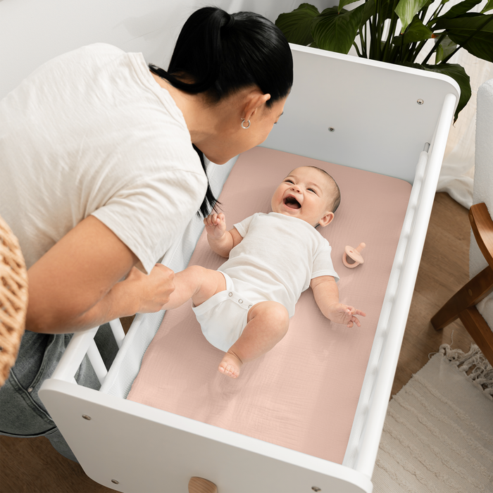 Muslin Cotton Bassinet Sheets, 1 Pack