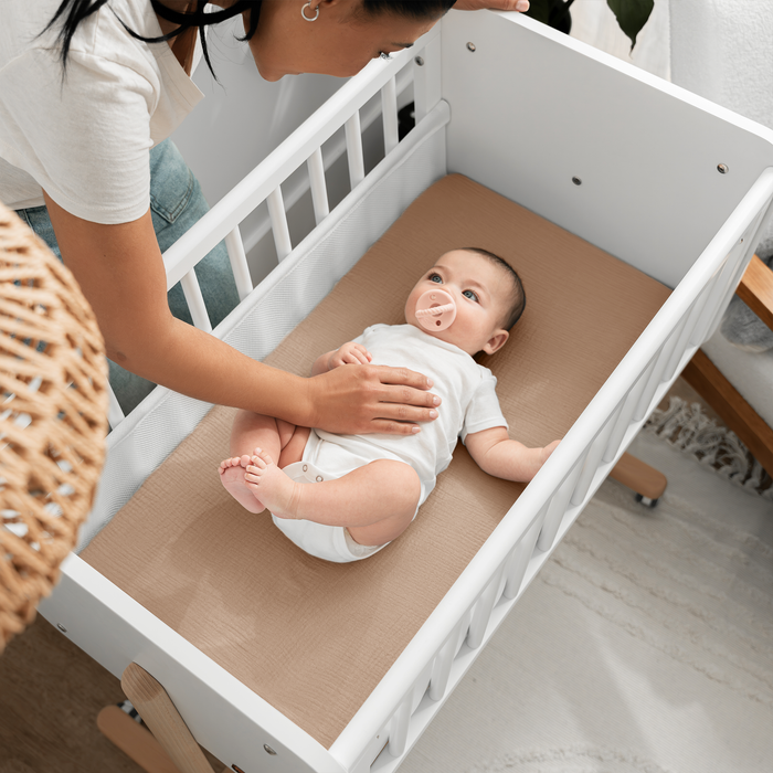 Muslin Cotton Bassinet Sheets, 1 Pack