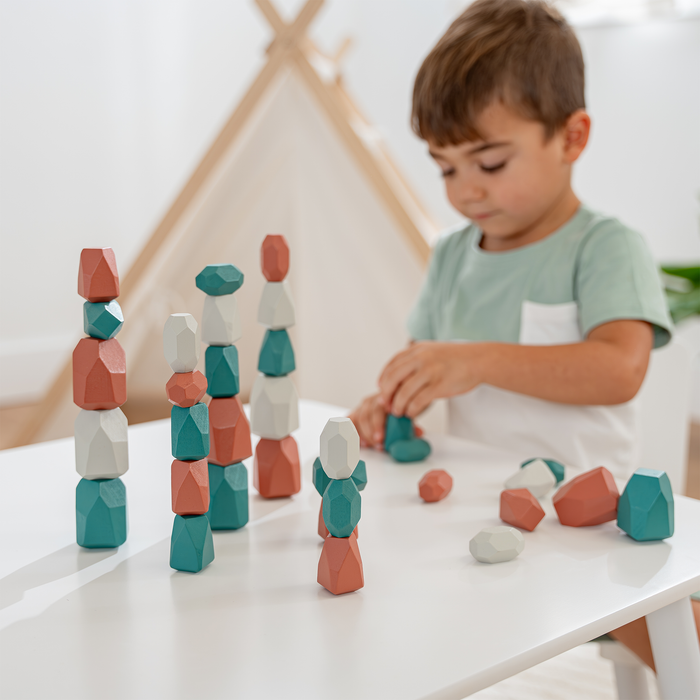 Stacking Blocks for Toddlers in Dino Pack