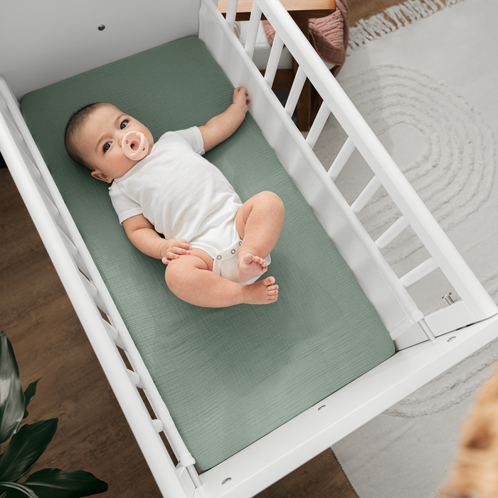 Muslin Cotton Bassinet Sheets, 1 Pack