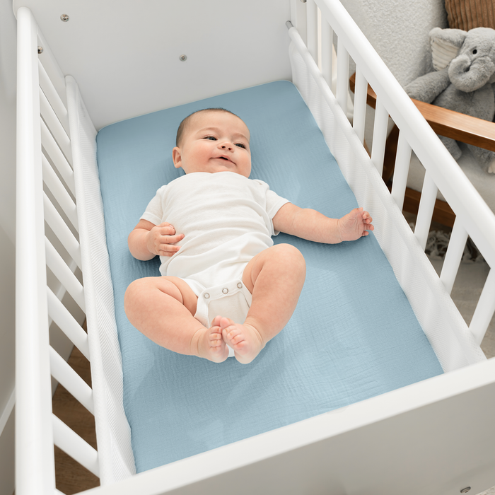 Muslin Cotton Bassinet Sheets, 1 Pack