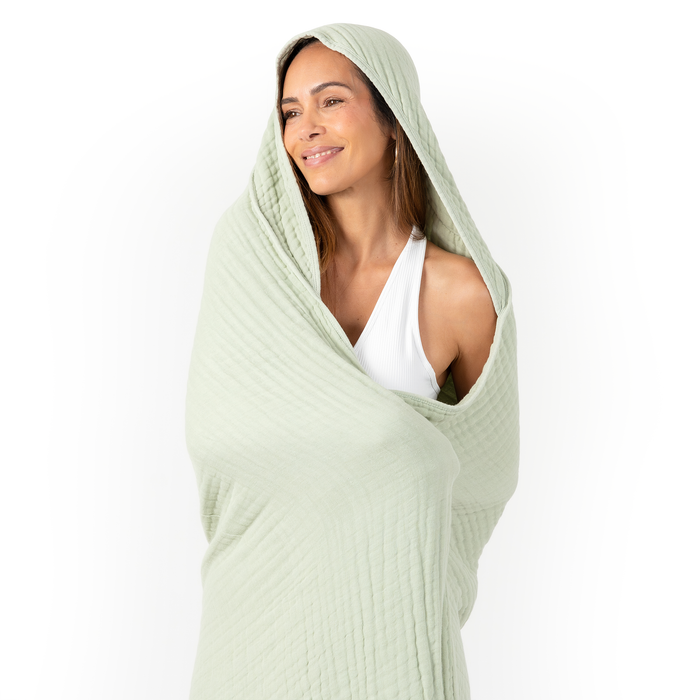 Adult Muslin Hooded Towel
