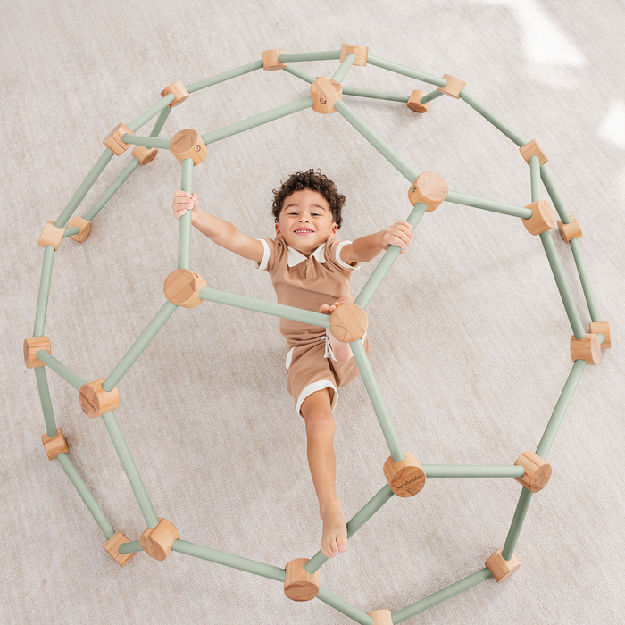 Wooden Climber for Kids in Sage