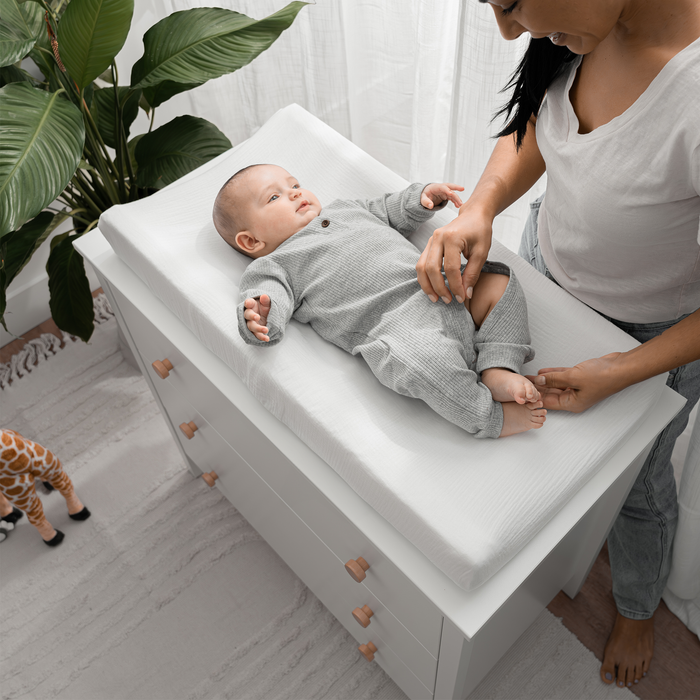 Muslin Fitted Changing Pad Cover, 1 Pack